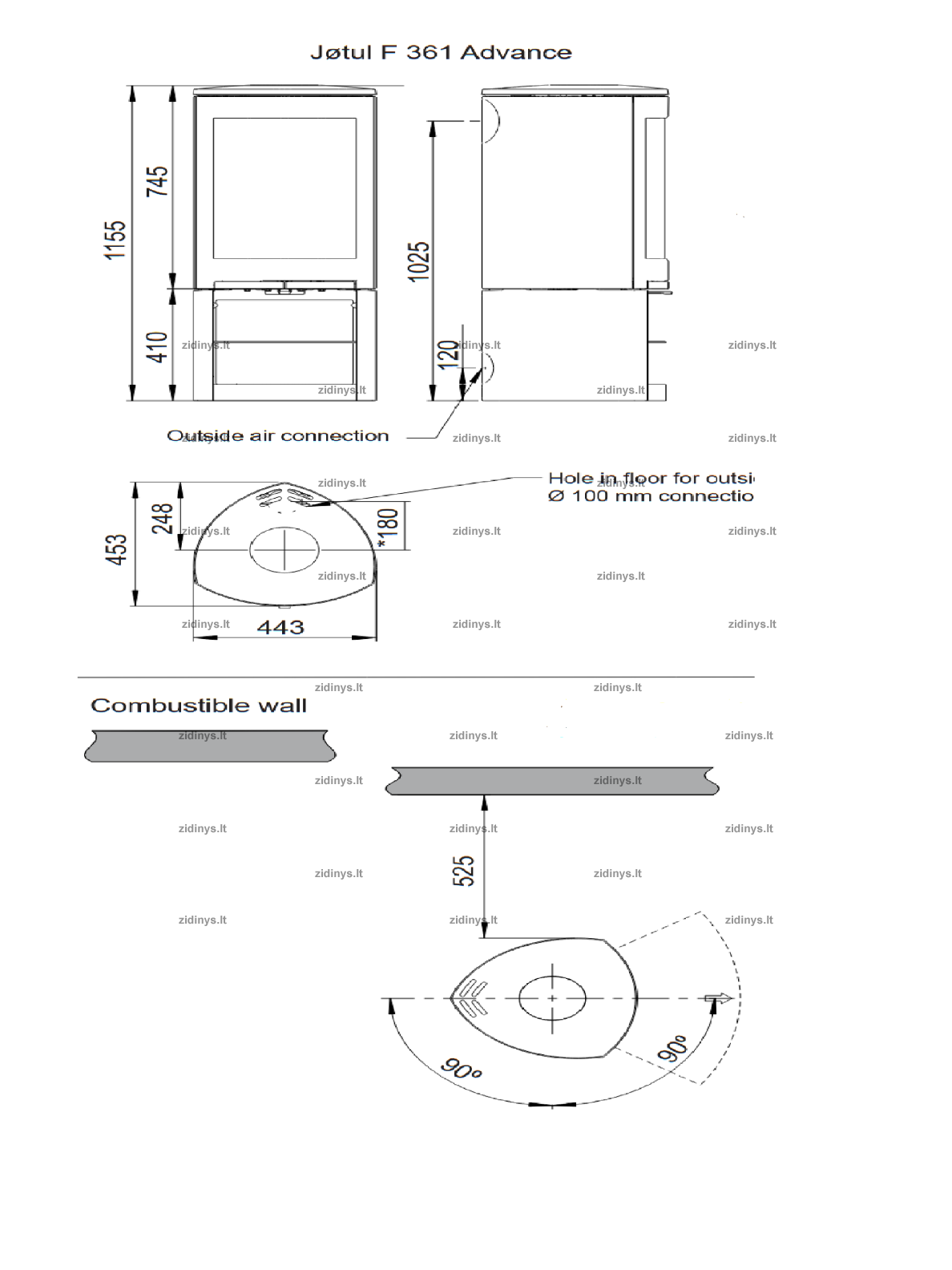 Krosnelė Jotul F 368 V2 Advance 2