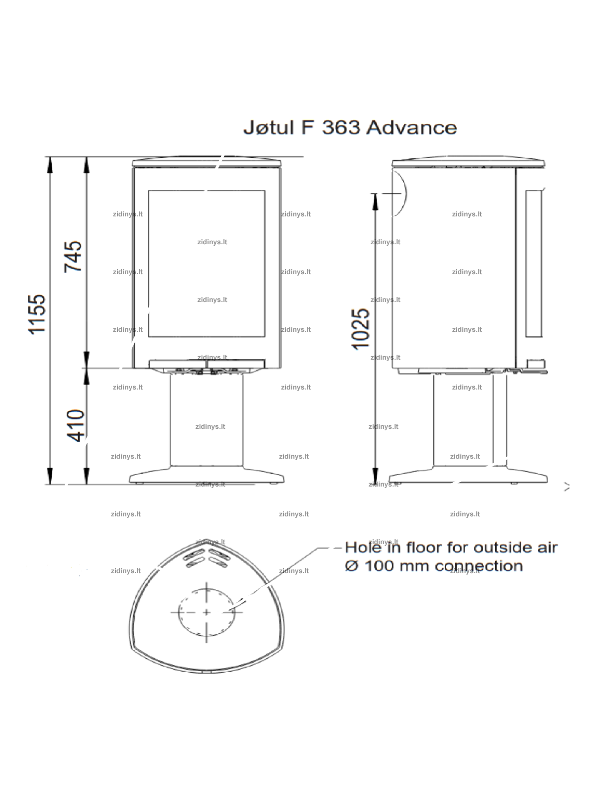 Krosnelė Jotul F 363 V2 Advance 2