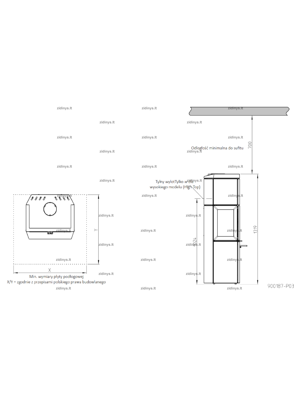 Krosnelė Jotul F 520 HT 3 Krosnelė Jotul F 520 HT 3