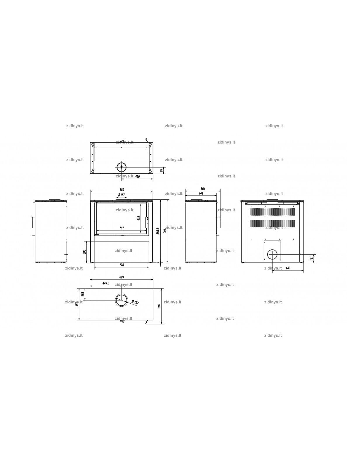 Krosnelė KRATKI Juno 12/B 9 Krosnelė KRATKI Juno 12/B 9