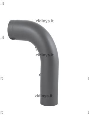 Krosnelės kaminas DARCO Ø120 mm su sklende ir pravala Krosnelės kaminas DARCO Ø120 mm su sklende ir pravala