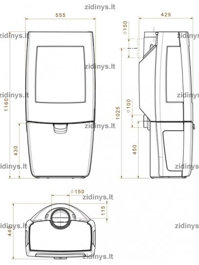 Krosnelė DOVRE Sense 403 3 Krosnelė DOVRE Sense 403 3