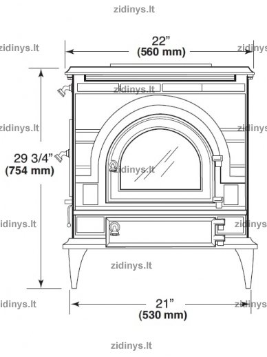 Krosnelė DuchWest Small 2460 1 Krosnelė DuchWest Small 2460 1