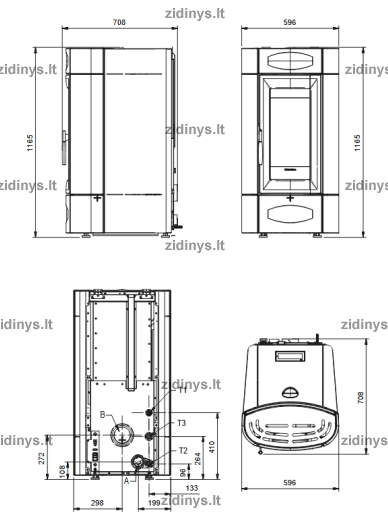 Krosnelė EXTRAFLAME Isidora Idro H16 3