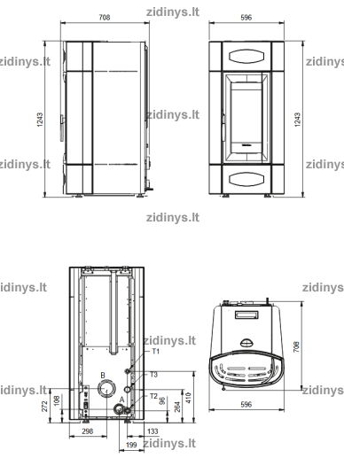 Krosnelė EXTRAFLAME Isidora Idro H20 3 Krosnelė EXTRAFLAME Isidora Idro H20 3