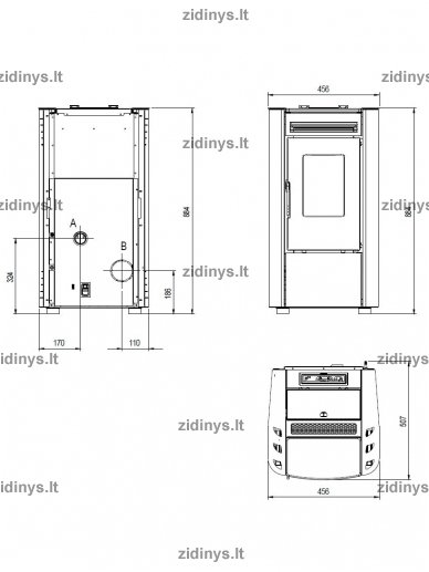 Krosnelė EXTRAFLAME Ketty Evo 4 Krosnelė EXTRAFLAME Ketty Evo 4