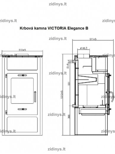 Krosnelė Victoria Elegance B 1 Krosnelė Victoria Elegance B 1