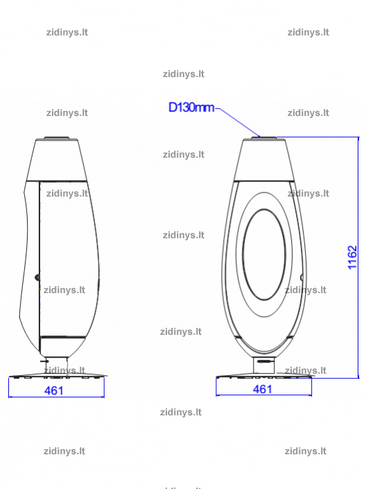 Krosnelė INVICTA Ovatio 1 Krosnelė INVICTA Ovatio 1