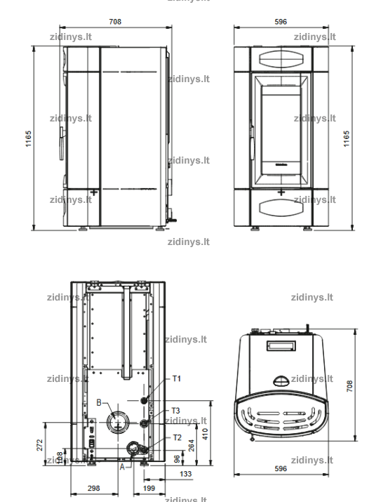 Krosnelė EXTRAFLAME Isidora Idro H16 3