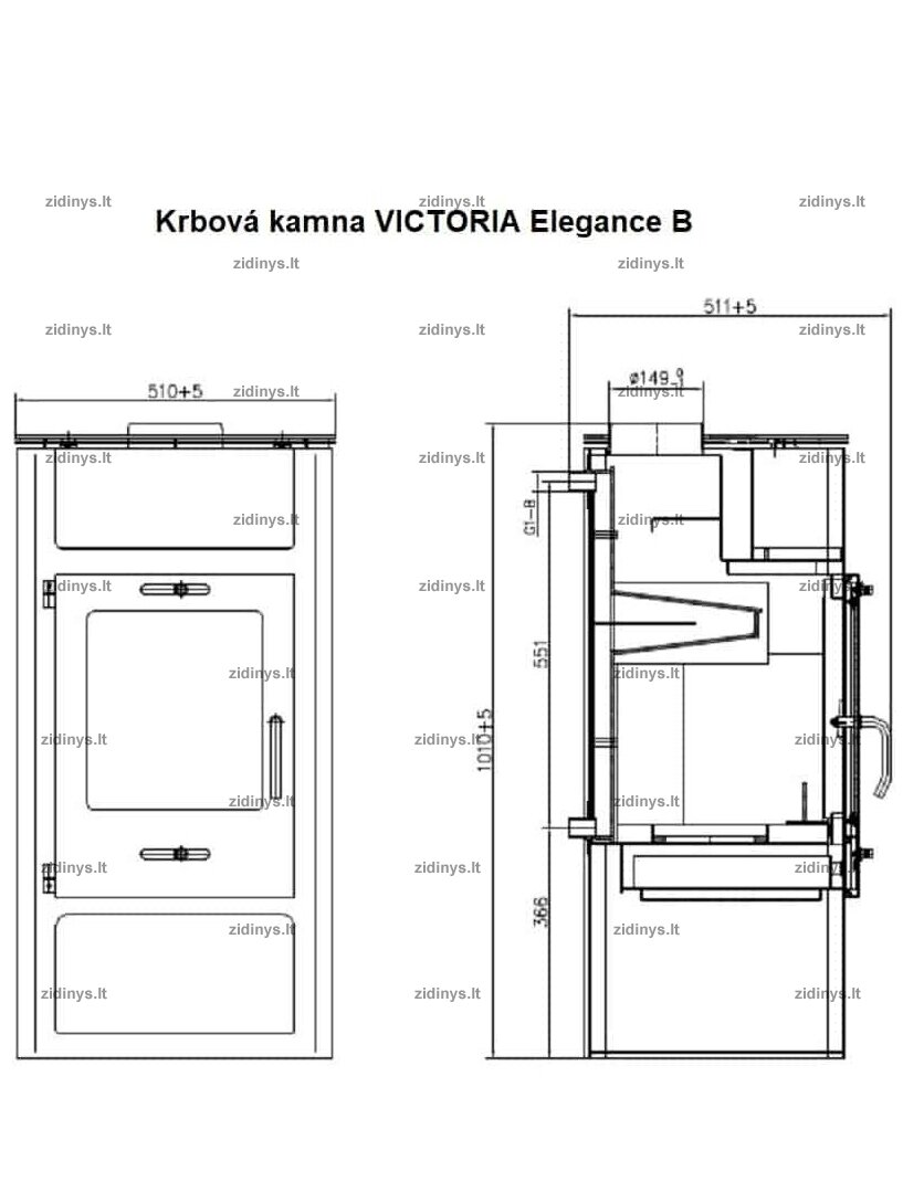 Krosnelė Victoria Elegance B 1