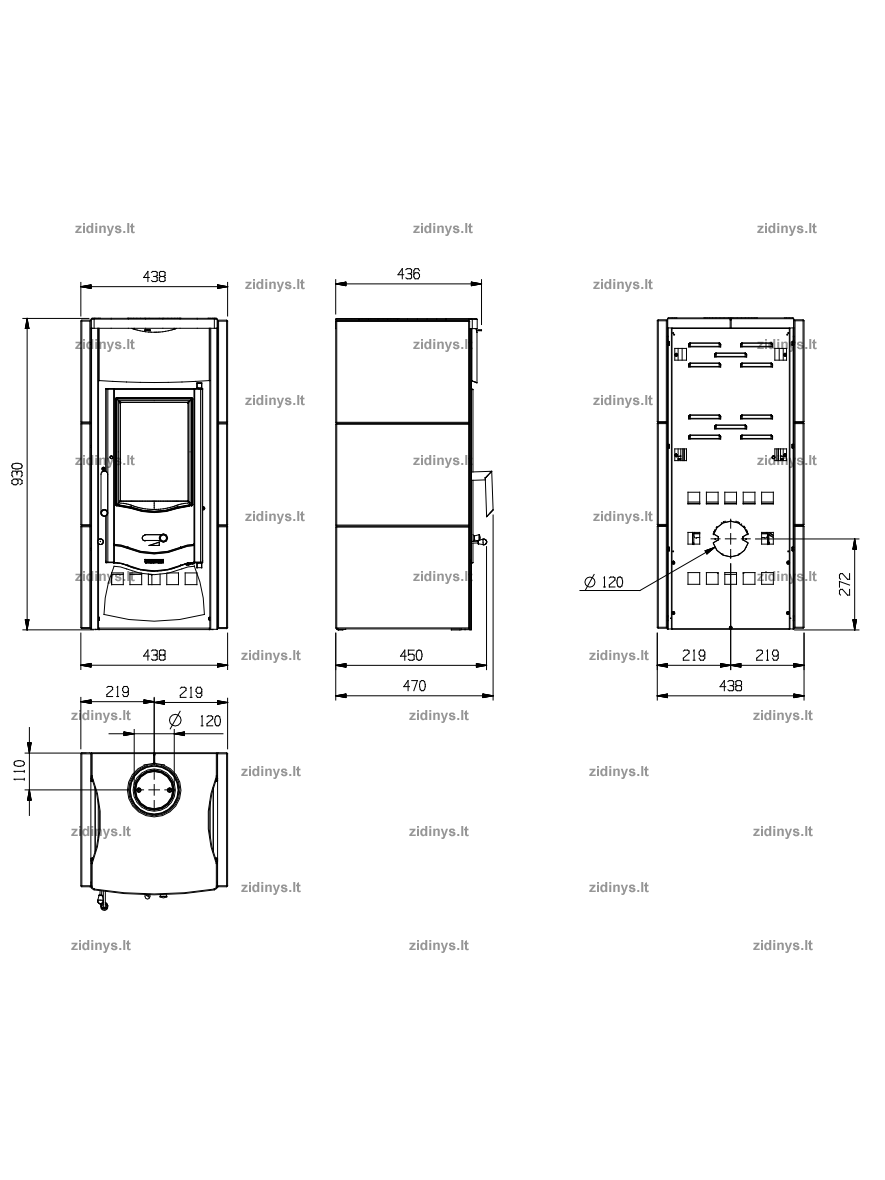 Krosnelė NORDICA Asia BII 4 Krosnelė NORDICA Asia BII 4