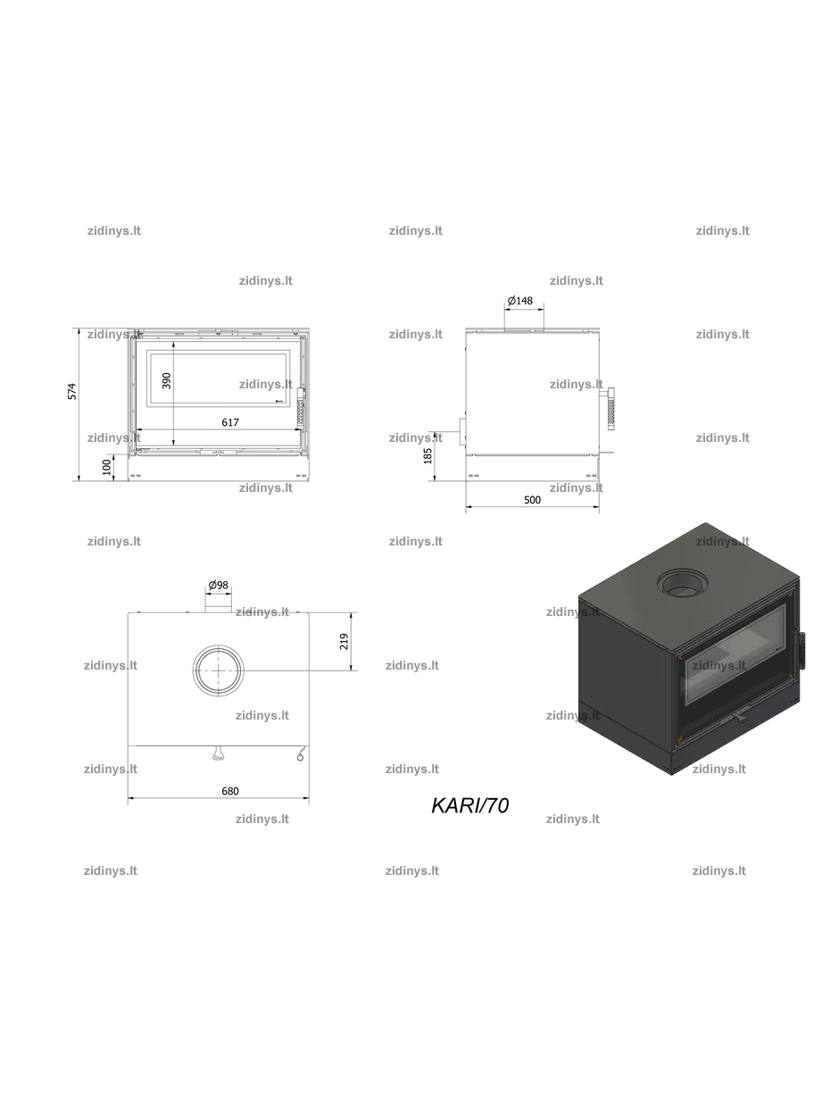 Krosnelė KRATKI KARI 70 1