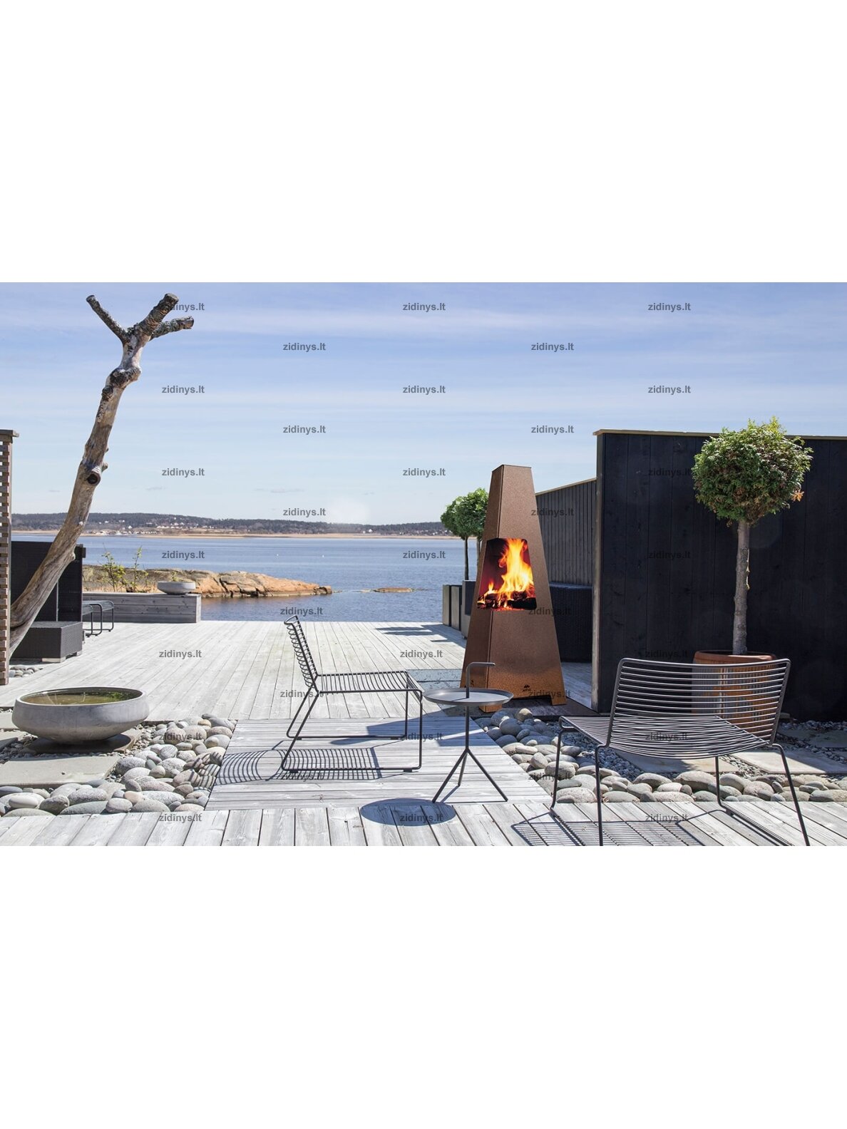 Lauko židinys Jotul Terrazza XL 1 Lauko židinys Jotul Terrazza XL 1
