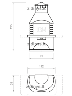 Lauko židinys - grilis BARBECUES Tampere BT/BB 1