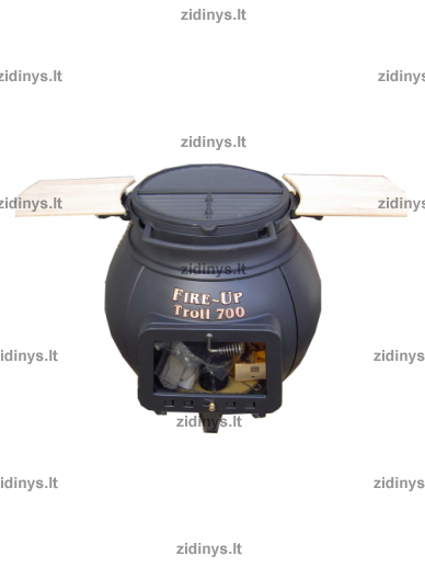 Lauko grilis / viryklė / rūkykla / židinys Troll 700 fire up 4