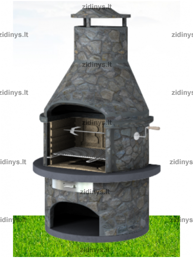 Lauko židinys - grilis BARBECUES Rondo CL/GB Lauko židinys - grilis BARBECUES Rondo CL/GB