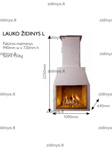 Lauko židinys Shiedel Kingfire L 3 Lauko židinys Shiedel Kingfire L 3