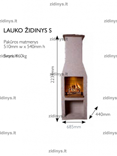 Lauko židinys Shiedel Kingfire S 4