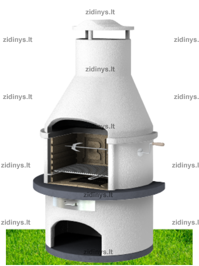 Lauko židinys - grilis BARBECUES Rondo BT/GB