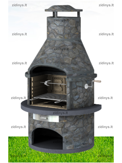 Lauko židinys - grilis BARBECUES Rondo CL/GB Lauko židinys - grilis BARBECUES Rondo CL/GB