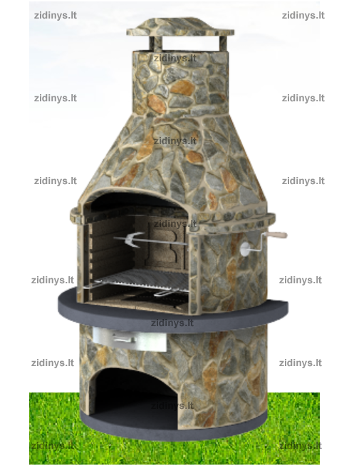 Lauko židinys - grilis BARBECUES Rondo JL/GB Lauko židinys - grilis BARBECUES Rondo JL/GB