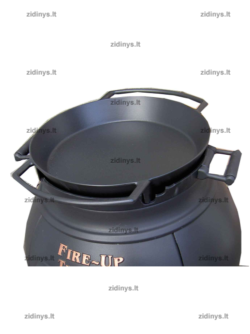 Lauko grilis / viryklė / rūkykla / židinys Troll 700 fire up 3