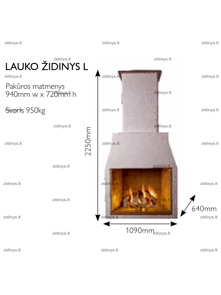 Lauko židinys Shiedel Kingfire L 3 Lauko židinys Shiedel Kingfire L 3