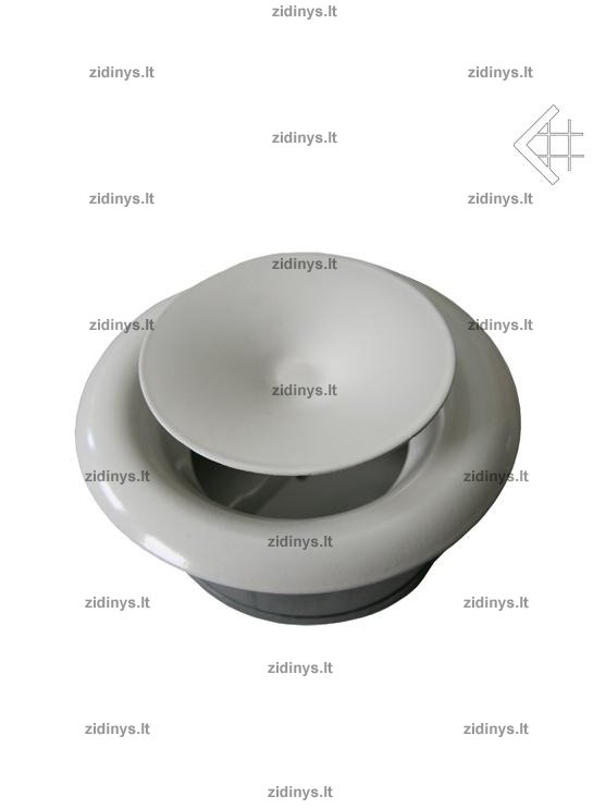 Lubų difuzorius baltas Ø 150 mm 1 Lubų difuzorius baltas Ø 150 mm 1