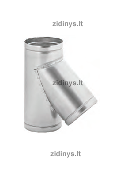Ortakio trišakis Darco Ø125/45˚ Ortakio trišakis Darco Ø125/45˚