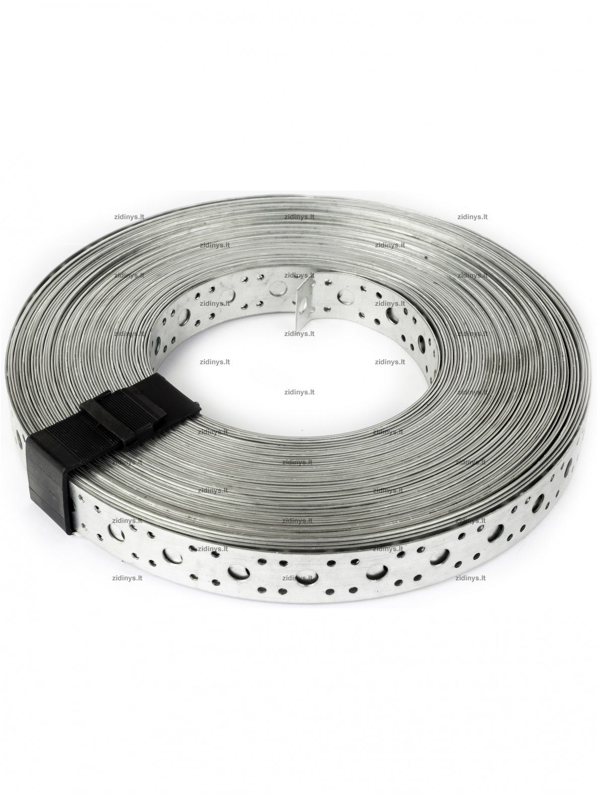 Perforuota metalinė montažinė juosta 25 m Perforuota metalinė montažinė juosta 25 m