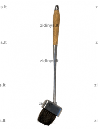 Šluotelė nerūdyjantis plienas / ąžuolas