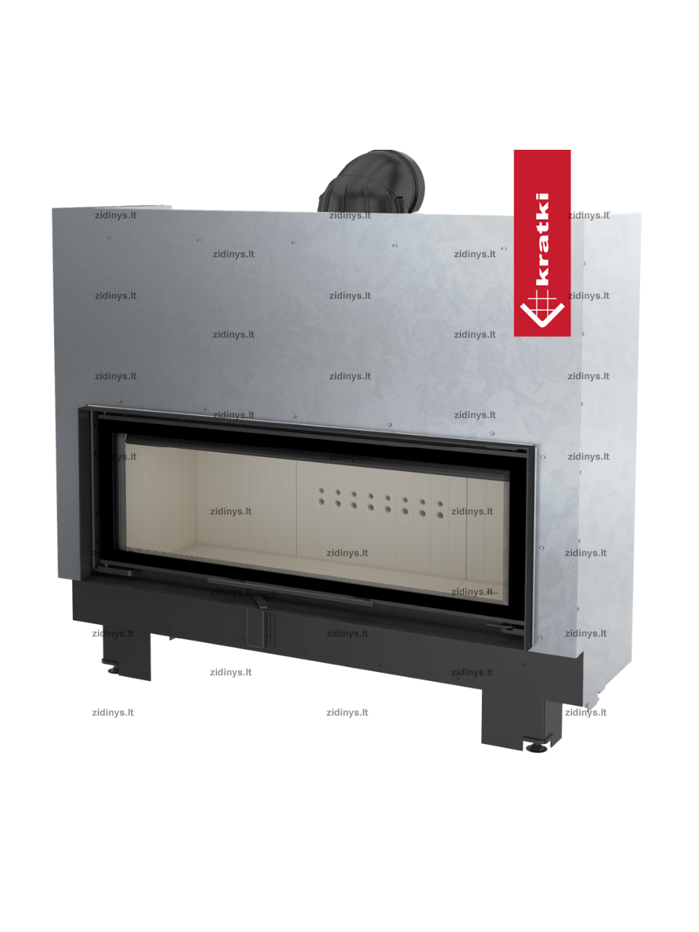 Židinys KRATKI MB 120 /G 20 kw