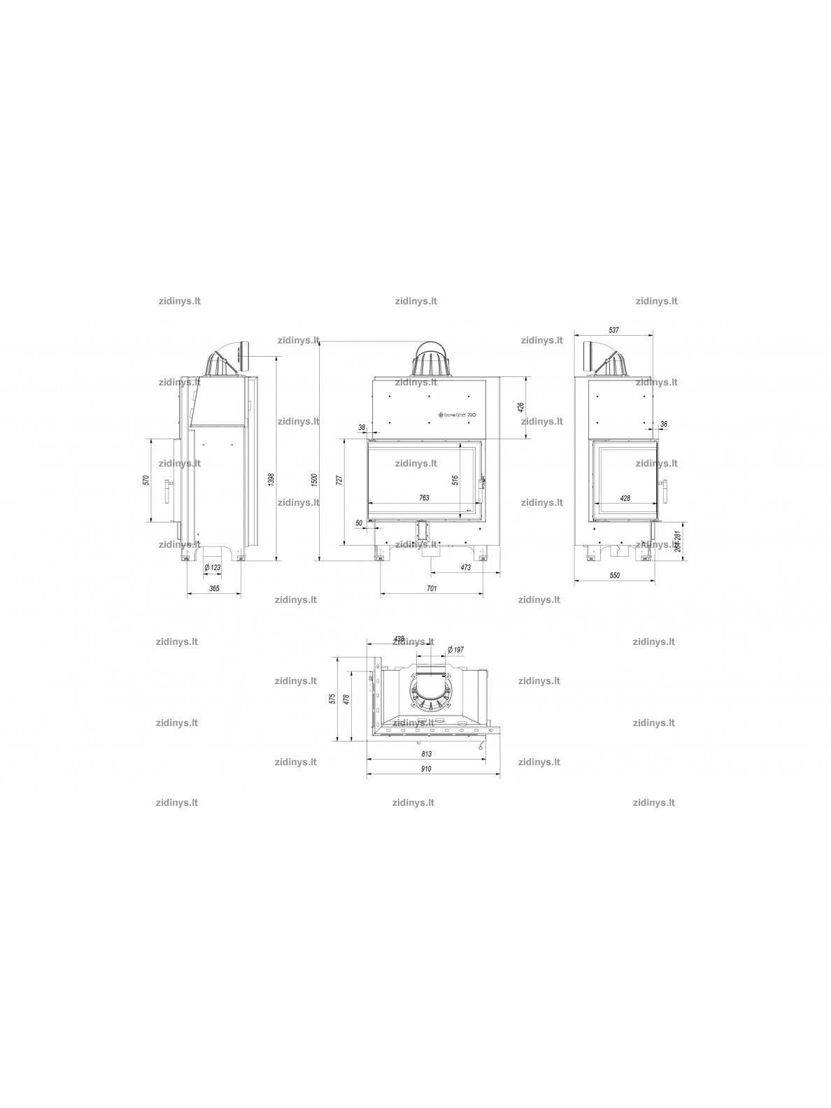 Židinys KRATKI MBA /L/BS 17 kw SG 4 Židinys KRATKI MBA /L/BS 17 kw SG 4