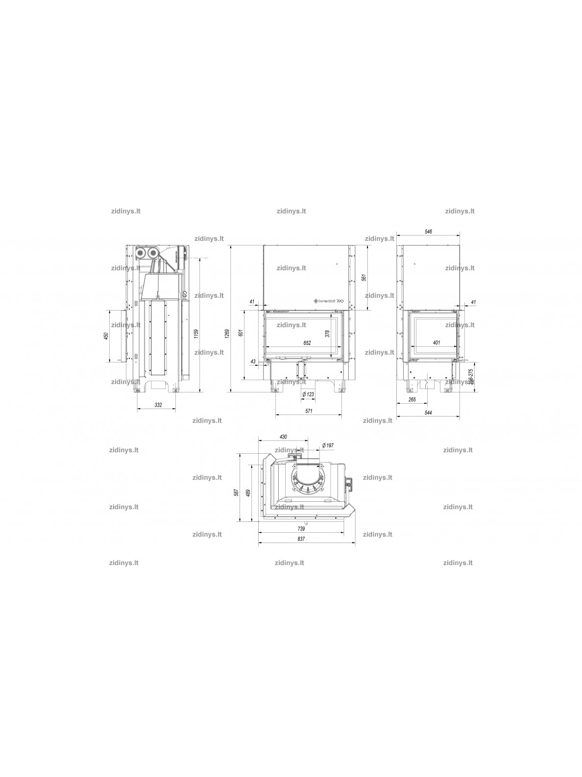 Židinys KRATKI MBM /L/BS/G 10kw SG 5 Židinys KRATKI MBM /L/BS/G 10kw SG 5