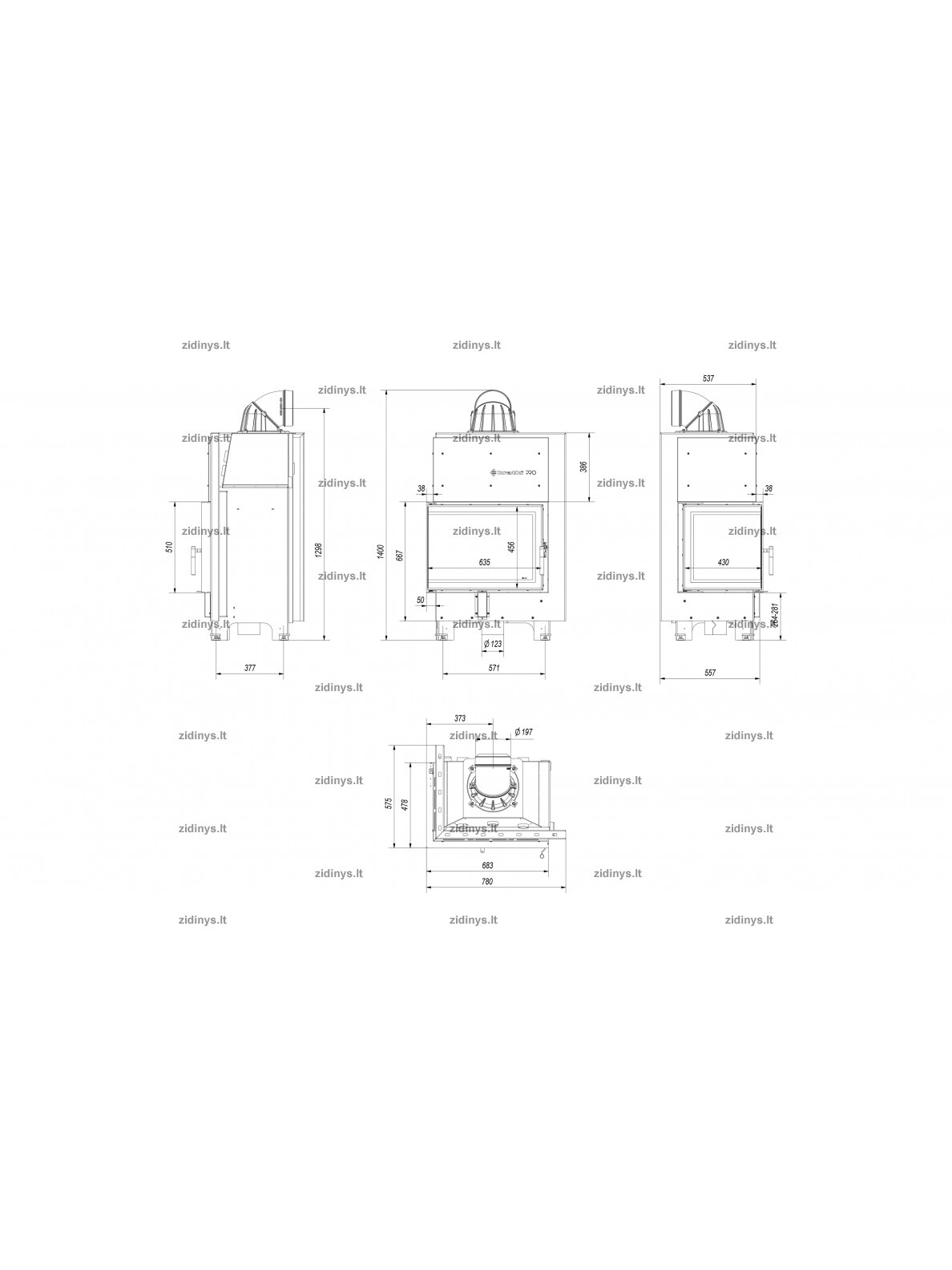 Židinys KRATKI MBZ /L/BS 13 kw 4 Židinys KRATKI MBZ /L/BS 13 kw 4