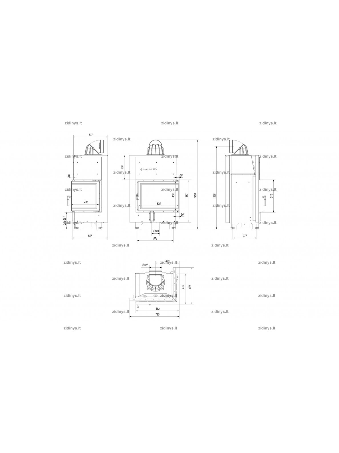 Židinys KRATKI MBZ /P/BS 13 kw SG 4 Židinys KRATKI MBZ /P/BS 13 kw SG 4