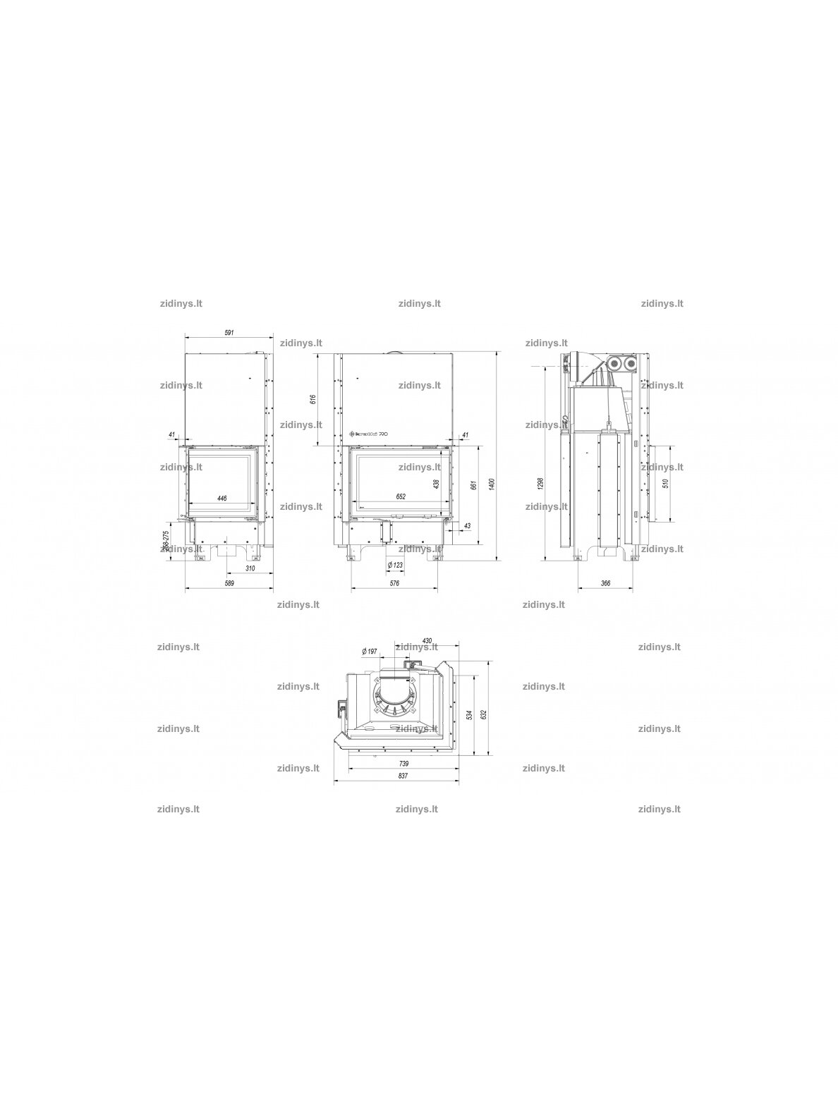 Židinys KRATKI MBZ /P/BS/G 13 kw 4 Židinys KRATKI MBZ /P/BS/G 13 kw 4
