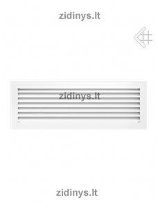 Židinio grotelės 17 x 49 Fresh baltos