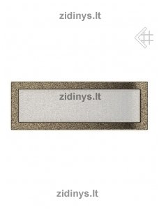 Židinio grotelės 17 x 49 juodai auksinės