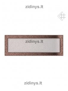 Židinio grotelės 17 x 49 juodai varinės