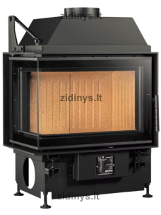 Židinys Acaminetti Quattro 60 L open side