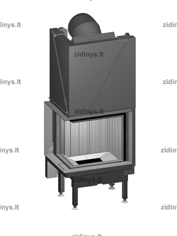 Židinio ugniakuras SPARTHERM Premium V-2L-55h Židinio ugniakuras SPARTHERM Premium V-2L-55h