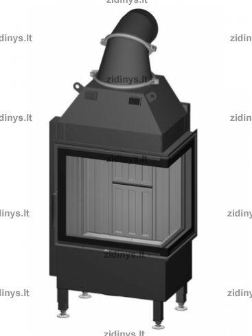 Židinio ugniakuras SPARTHERM Varia 2R-55h-4S Židinio ugniakuras SPARTHERM Varia 2R-55h-4S