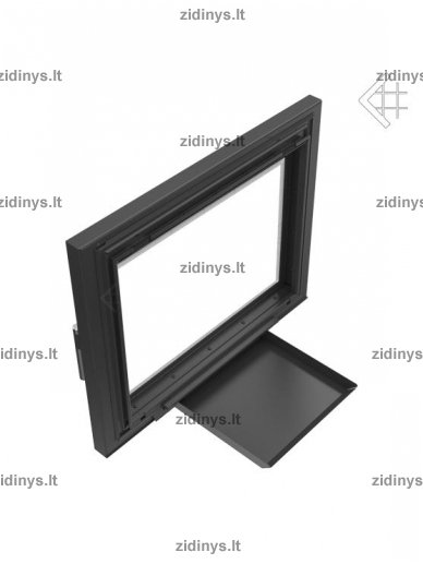Židinio durys KRATKI Amelia /deco 2