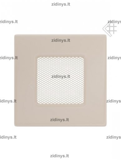 Židinio grotelės 11 x 11 kreminės Židinio grotelės 11 x 11 kreminės