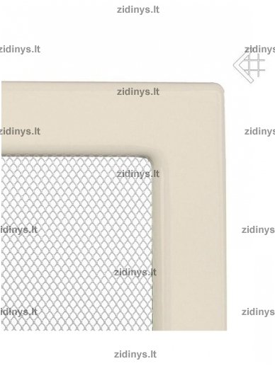 Židinio grotelės 11 x 11 kreminės 2 Židinio grotelės 11 x 11 kreminės 2