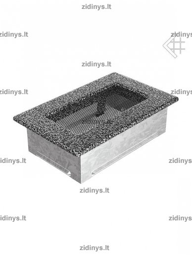Židinio grotelės 11 x 17 juodai sidabrinės 1 Židinio grotelės 11 x 17 juodai sidabrinės 1