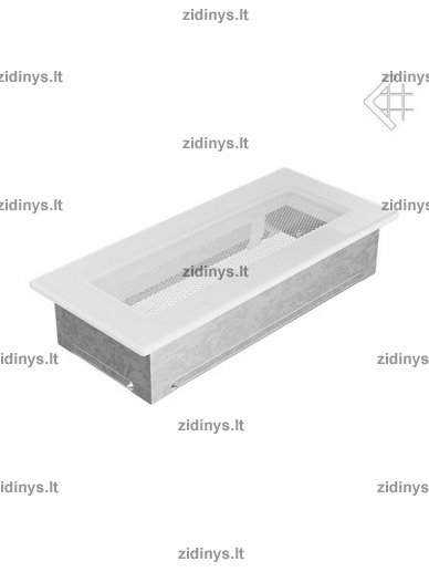 Židinio grotelės 11 x 24 baltos 1 Židinio grotelės 11 x 24 baltos 1