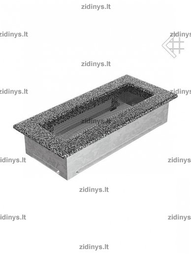 Židinio grotelės 11 x 24 juodai sidabrinės 1 Židinio grotelės 11 x 24 juodai sidabrinės 1