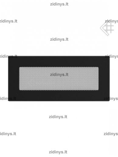 Židinio grotelės 11 x 24 juodos Židinio grotelės 11 x 24 juodos
